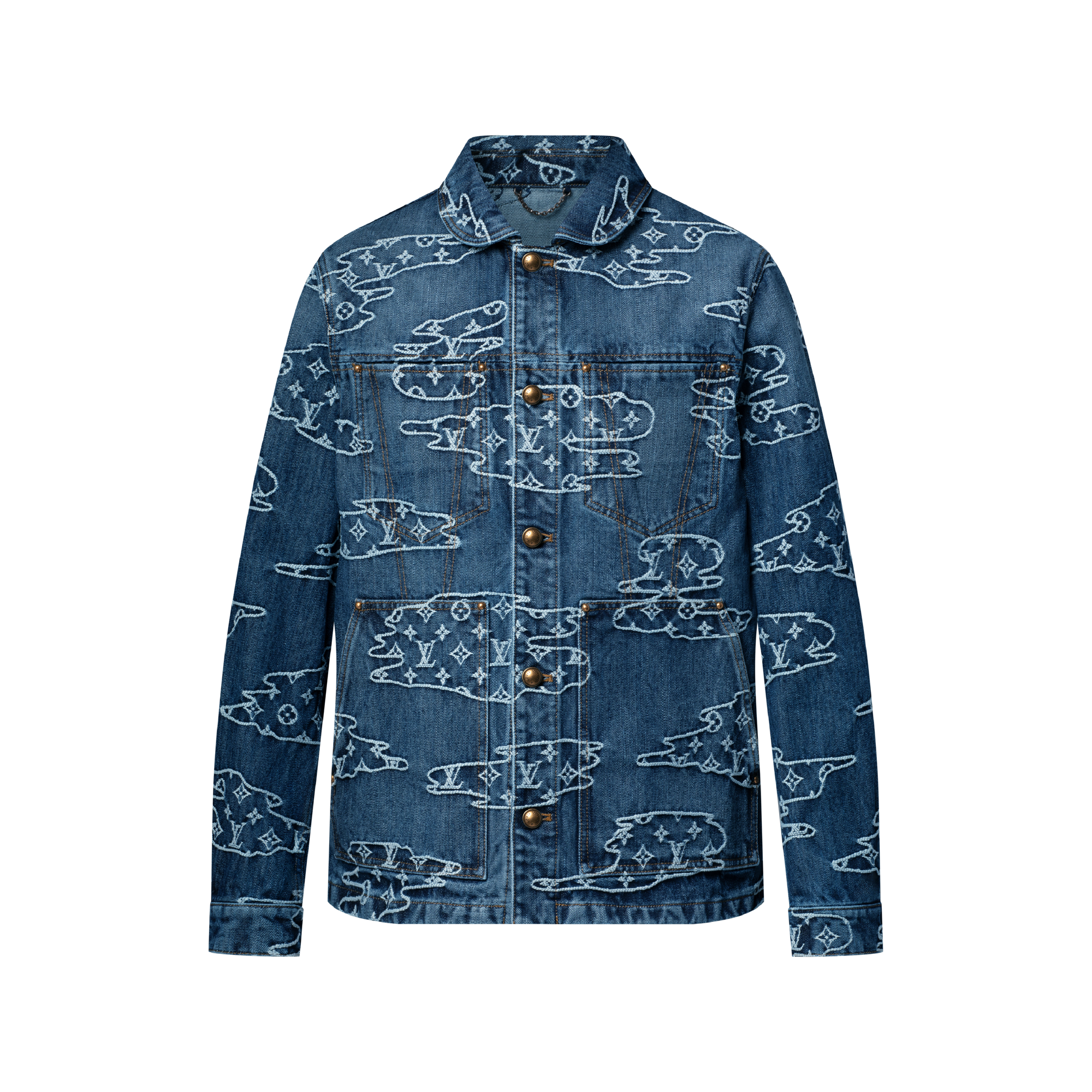 ア*】様 LOUIS VUITTON ジャケット 36号　made in Fra Monogram Denim Workwear Blouson - Ready-to-Wear | LOUIS VUITTON